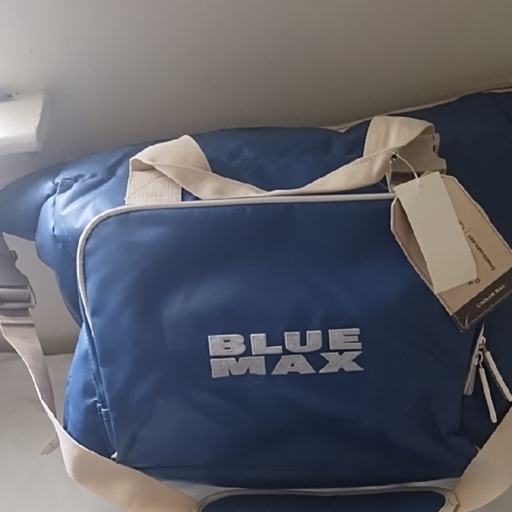 Men's Blue and Cream Bag